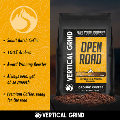 Open Road Medium Dark Roast Blend Coffee - Ground