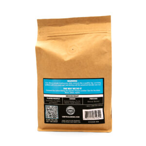 Small batch roasted coffee - Open Road Dark Roast Back