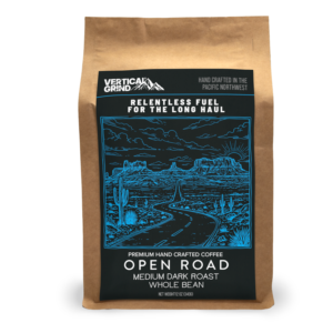 Small batch roasted coffee - Open Road Medium Dark Roast Whole Bean