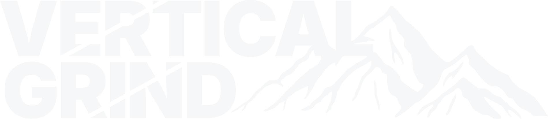 Vertical Grind Coffee Fresh Roasted small batch dark roast coffees Logo White