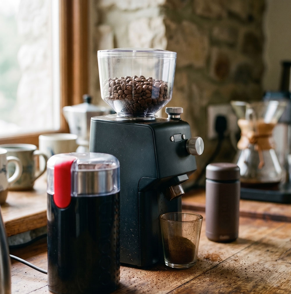 Vertical Grind grinder options - how to grind coffee